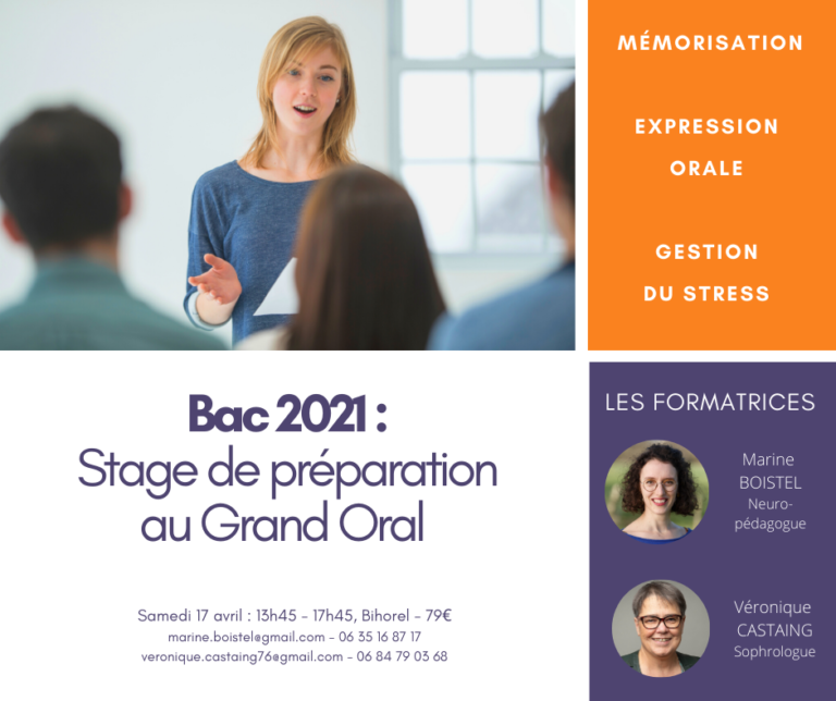 Stage préparation grand oral 2021 Rouen  Marine BOISTEL